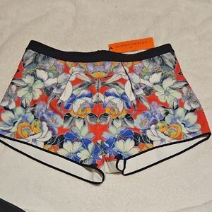 Clover Canyon Floral Print Women's Shorts Multicolor Sz S NWT